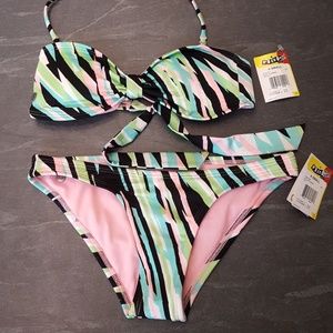 Volcom XS Bandeau Bikini Set